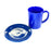 SMASHProps Breakaway Mug & Saucer Set - COBALT BLUE opaque - Cobalt Blue,Opaque
