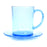 SMASHProps Breakaway Mug & Saucer Set - LIGHT BLUE translucent - Light Blue,Translucent