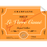 La Verre Champagne Bottle Single Self Adhesive Label - License and Royalty Free for Film Use