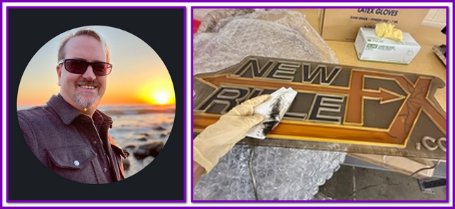 Ryan Johnson and the NewRuleFX logo featured in Behind The Lens Online