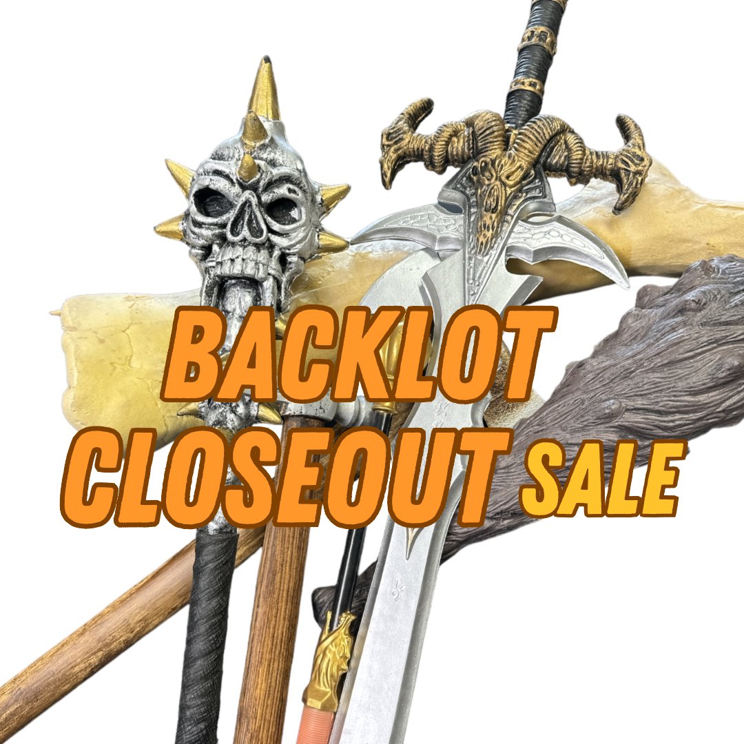 The Backlot - CLOSEOUT Items -