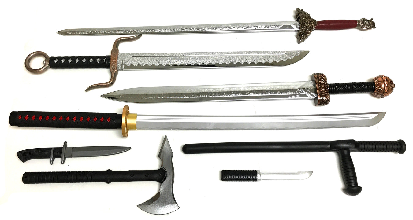 Foam and Polypropylene Swords, Knives & Props