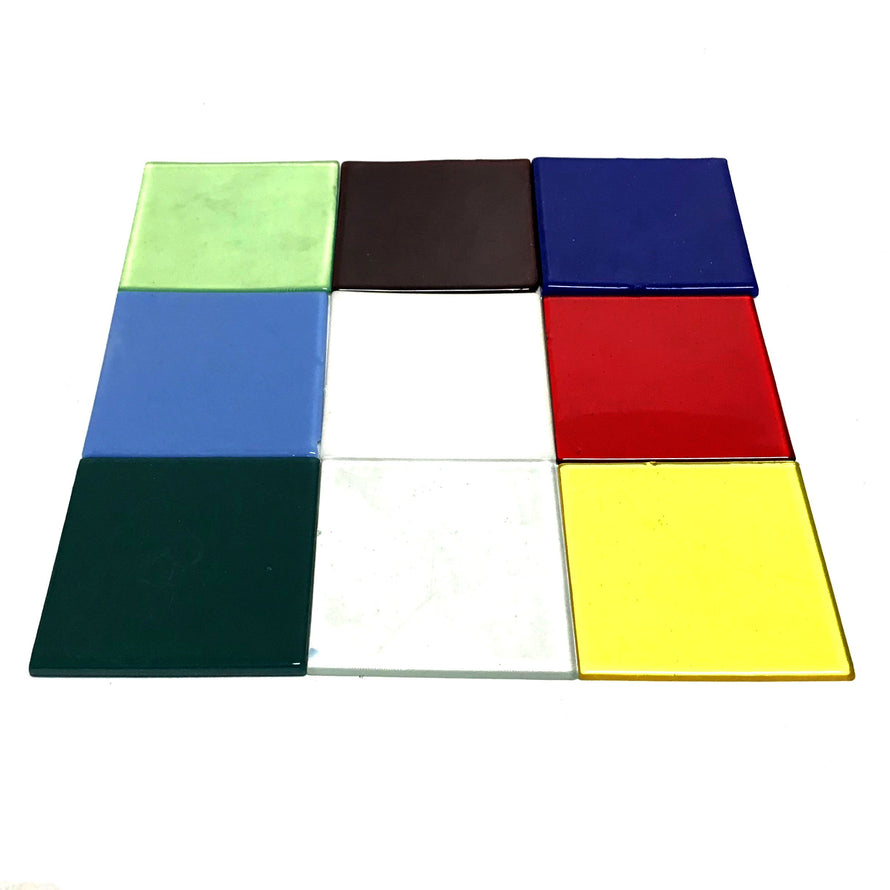 SMASHProps Breakaway Glass or Ceramic Tile Prop 4.25 Inch x 4.25 Inch - CLEAR - Clear,Translucent