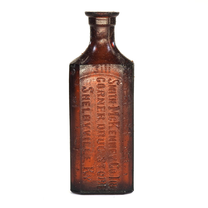 SMASHProps Breakaway Small Poison Bottle Prop - AMBER BROWN translucent - Amber Brown Translucent