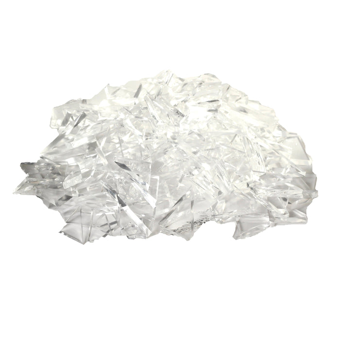 Crystal Clear Silicone Rubber Glass - SHARDS 1 LB - Shards,1 Pound