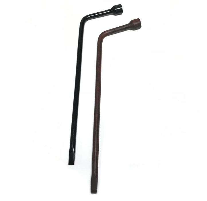 Rubber Tire Iron Stunt Flexible Special Effects Action Prop - BLACK - Black