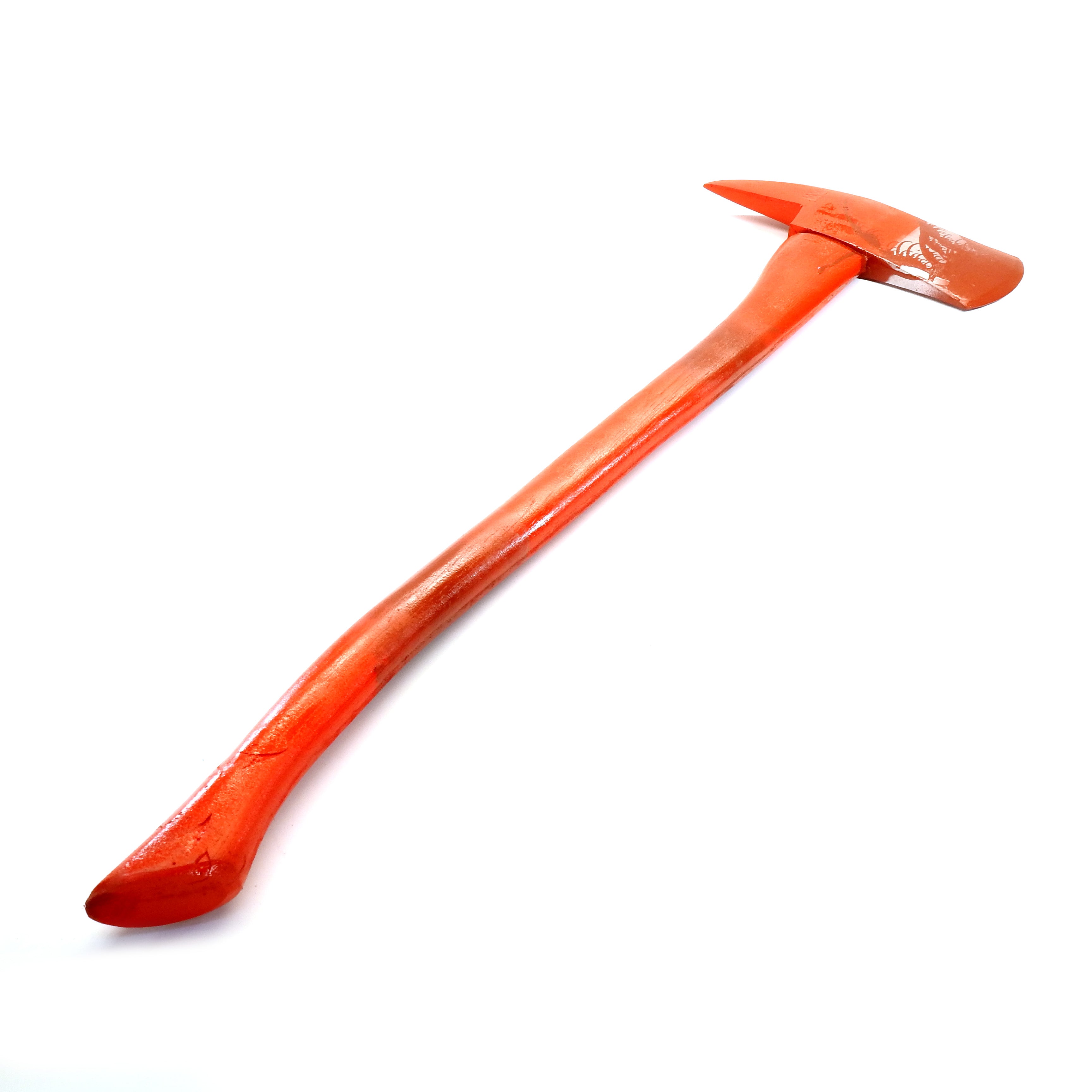 36 Inch Firefighter / Fireman's Axe Urethane Foam Rubber Stunt Prop - BLOODY - Bloodied Red and Silver Head with Red Handle