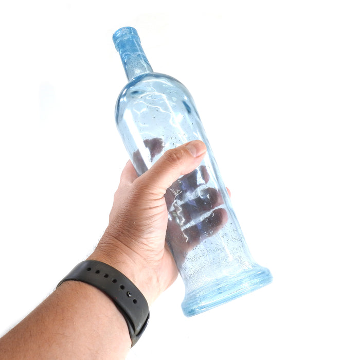 SMASHProps Breakaway Premium Vodka Bottle Prop - LIGHT BLUE translucent - Light Blue Translucent