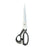 Large Foam Rubber Scissors or Shears with Functional Moving Parts - Chrome with Black Handle