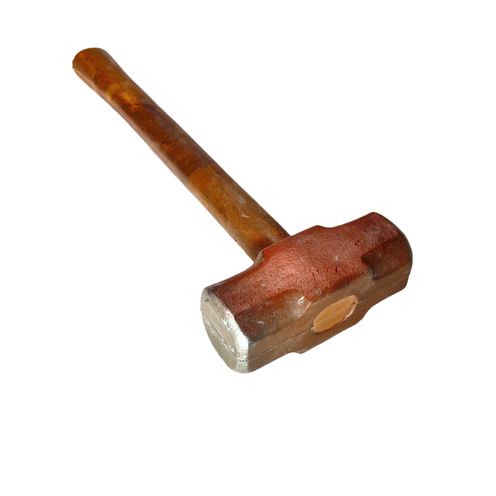 16 Inch Bulky Foam Rubber Sledgehammer Prop - Rusty - Rusty