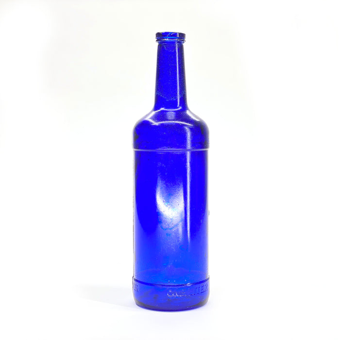 SMASHProps Breakaway Russian Vodka Bottle Prop - COBALT BLUE translucent - Cobalt Blue Translucent
