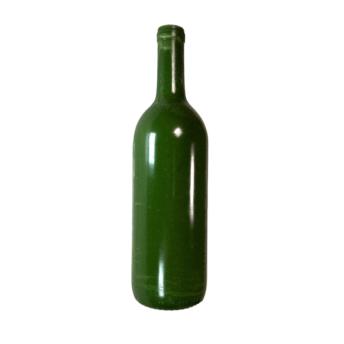 SMASHProps Breakaway Bordeaux Wine Bottle Stunt Prop - Dark Green Opaque - Dark Green Opaque (not see-through)
