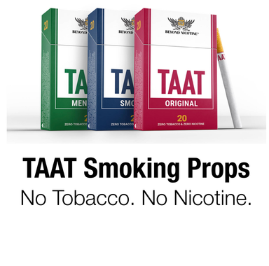 TAAT Smoking Hemp Cigarette Prop - No Tobacco - No Nicotine - Smooth Pack (20 sticks) - Smooth,Pack (20 sticks)