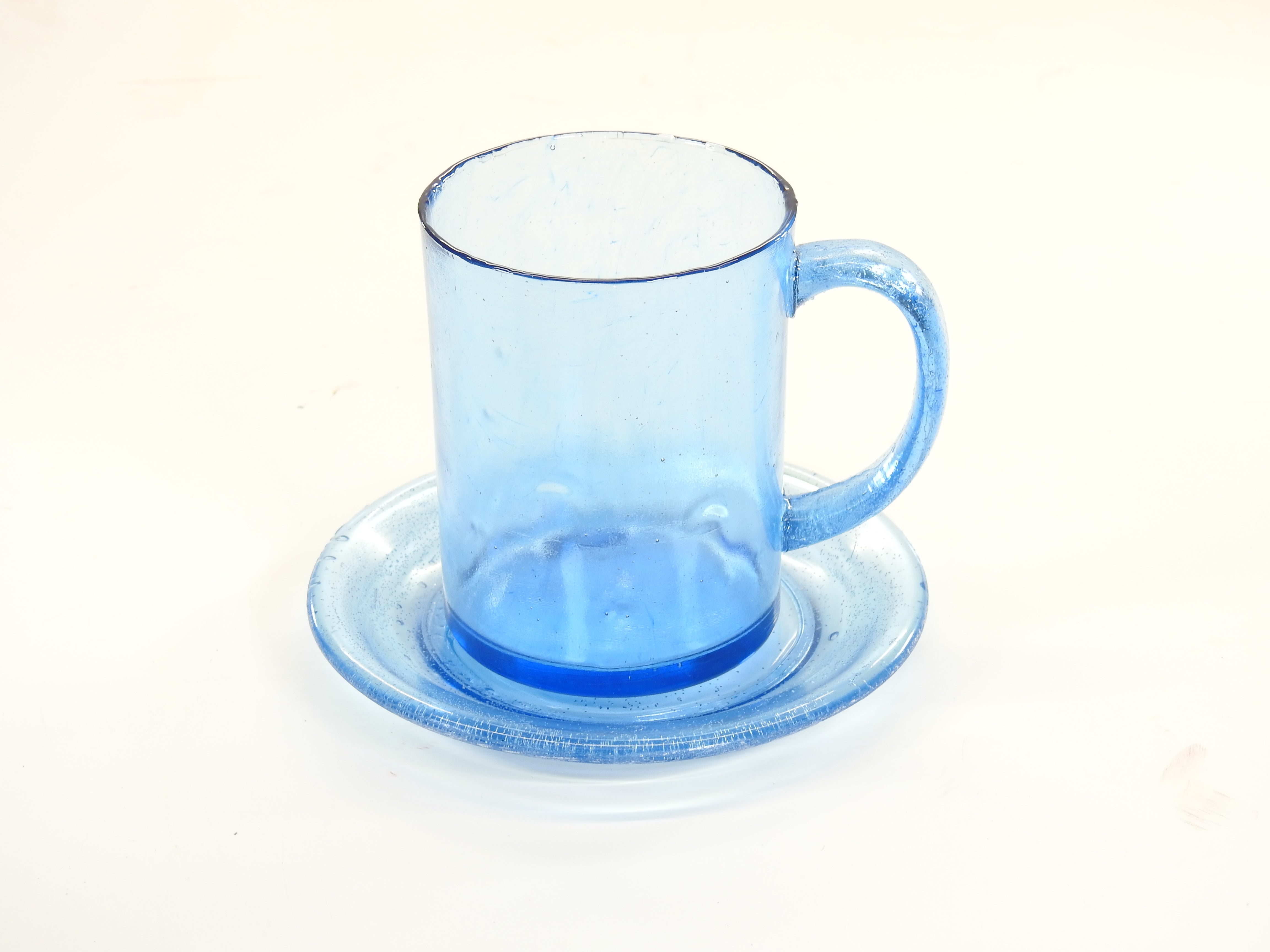 SMASHProps Breakaway Mug & Saucer Set - LIGHT BLUE translucent - Light Blue,Translucent