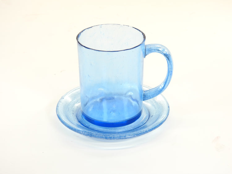 SMASHProps Breakaway Mug & Saucer Set - LIGHT BLUE translucent - Light Blue,Translucent