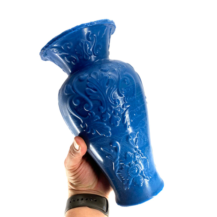 SMASHProps Breakaway Extra Large Georgian Vase 16 Inch- COBALT BLUE opaque - Cobalt Blue Opaque