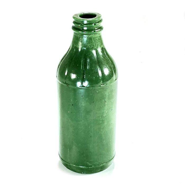 SMASHProps Breakaway Vintage Medicine Bottle Prop - Dark Green Opaque - Dark Green Opaque (not see-through)