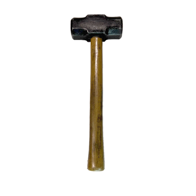 16 Inch Bulky Foam Rubber Sledgehammer Prop - Black and Silver Head - New Black Head