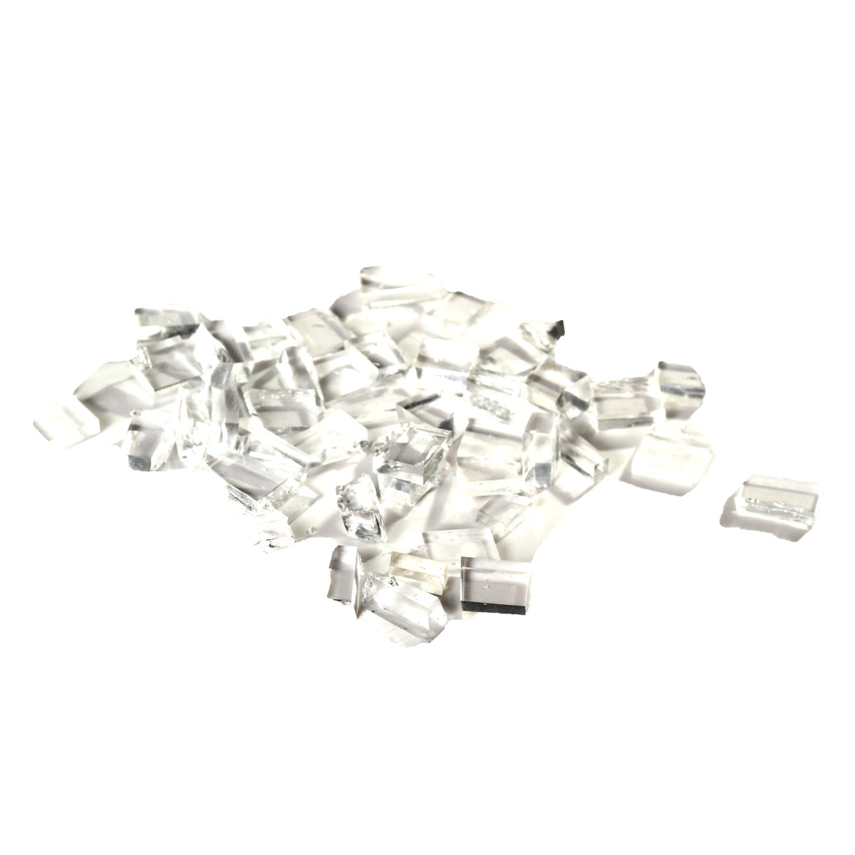 Crystal Clear Silicone Rubber Glass - TEMPERED 1 LB - Tempered,1 Pound
