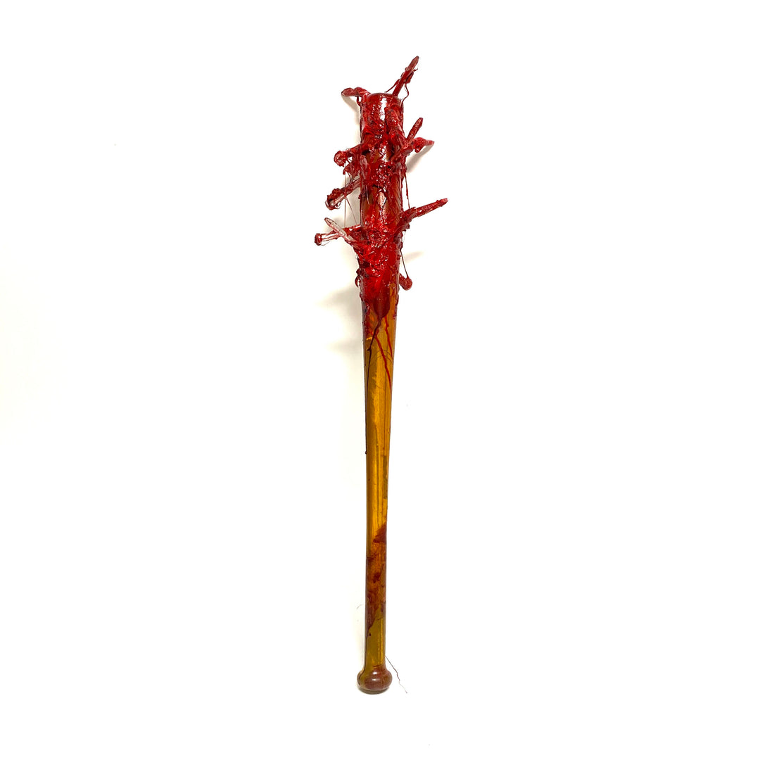 Nail Spike Baseball Bat Foam Rubber Action Prop - Gorey - Bloody Gory Guts