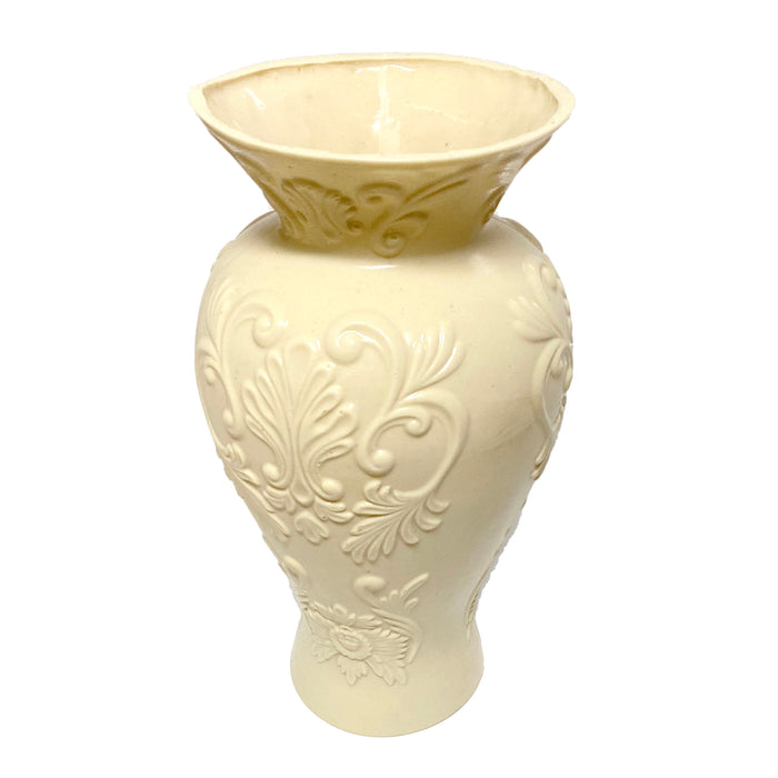 SMASHProps Breakaway Extra Large Georgian Vase 16 Inch - WHITE - White Opaque
