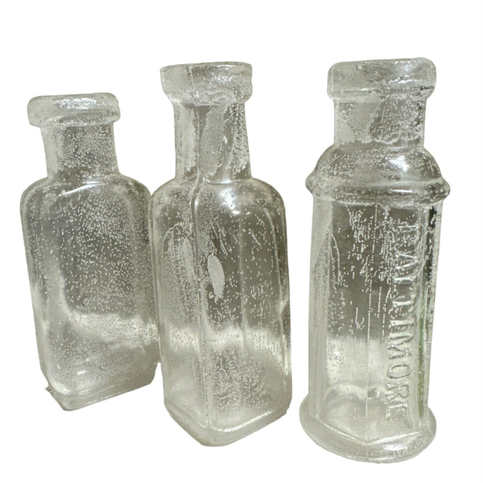 SMASHProps Breakaway Mini Poison Bottles Prop Set 3 Pieces - CLEAR - Clear