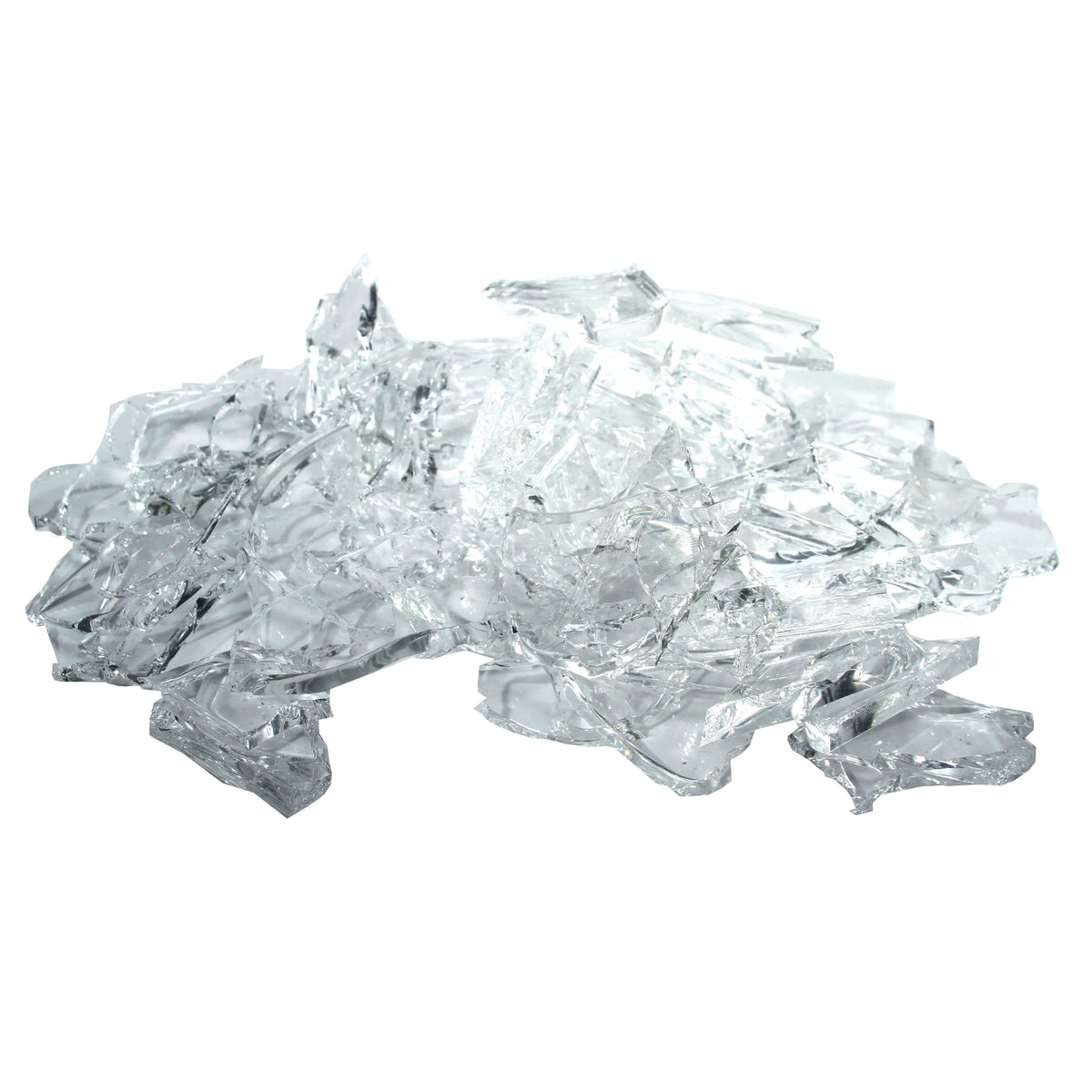 Crystal Clear Silicone Rubber Glass - PIECES 1 LB - Pieces,1 Pound