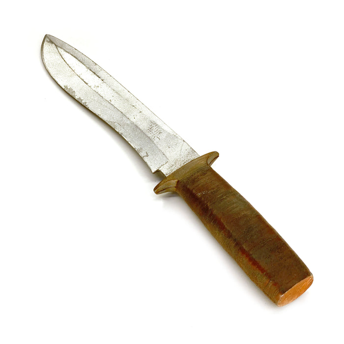 1800s Leather Wrapped Style Rigid Hard Foam Bowie Knife Replica - Rigid Plastic