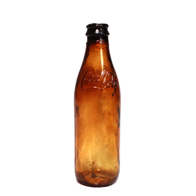 SMASHProps Breakaway Vintage Soda Bottle Prop - AMBER BROWN translucent - Amber Brown Translucent