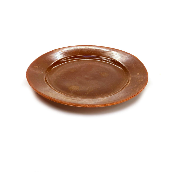 SMASHProps Breakaway Medium Dinner Plate - AMBER BROWN opaque - Amber Brown,Opaque