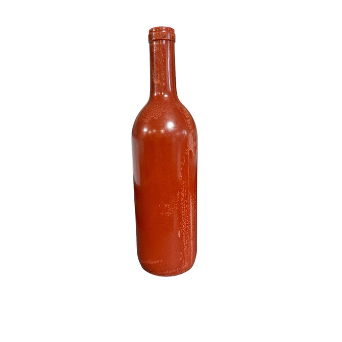 SMASHProps Breakaway Bordeaux Wine Bottle Stunt Prop - Amber Brown Opaque - Amber Brown Opaque (not see-through)