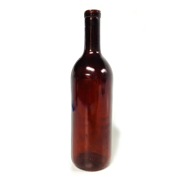 SMASHProps Breakaway Bordeaux Wine Bottle Stunt Prop - AMBER BROWN translucent - Amber Brown Translucent