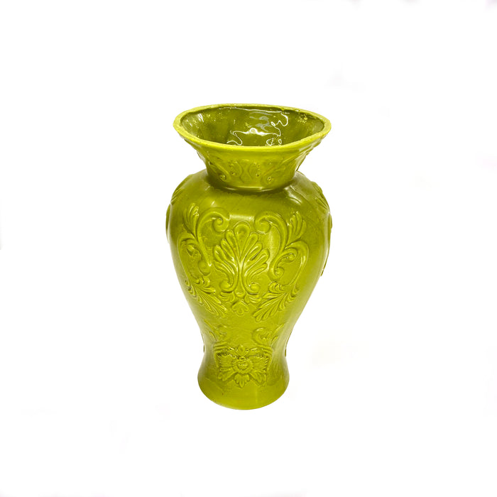 SMASHProps Breakaway Extra Large Georgian Vase 16 Inch- LIGHT GREEN opaque - Light Green Opaque