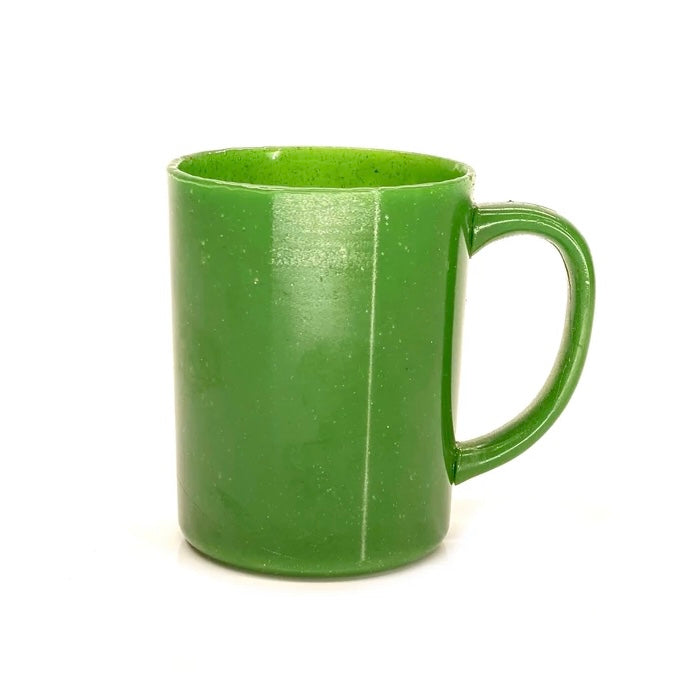 SMASHProps Breakaway Mug & Saucer Set - DARK GREEN opaque - Dark Green,Opaque