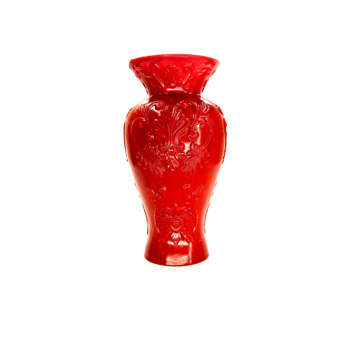 SMASHProps Breakaway Extra Large Georgian Vase 16 Inch- RED opaque - Red Opaque