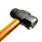 Foam LARGE 34 Inch Rubber Sledgehammer Stunt Prop - BLACK / SILVER - Black and Silver Head with Lightwood Grain Handle