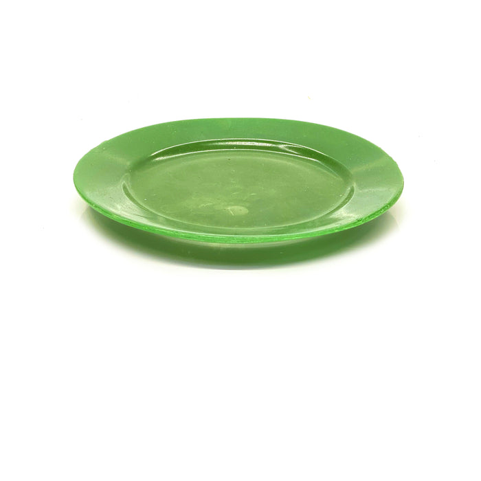 SMASHProps Breakaway Medium Dinner Plate - DARK GREEN opaque - Dark Green,Opaque