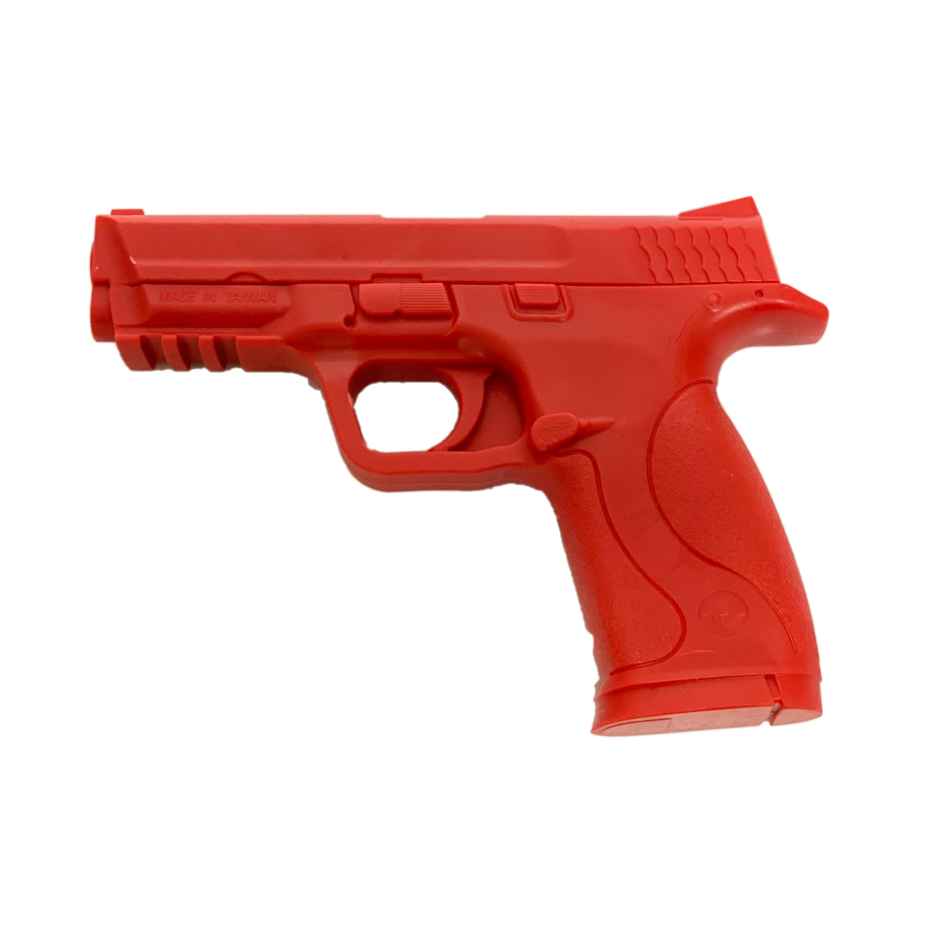 Hard Poly Police S&W MP40 Pistol Prop - Red - Red