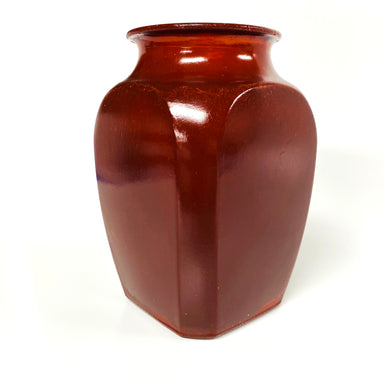 SMASHProps Breakaway Square Sided Vase or Urn - AMBER BROWN opaque - Amber Brown,Opaque