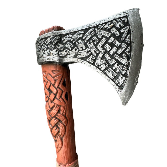 Foam Rubber Throwing Hand Axe - Celtic Norse Viking Style - Unpainted - Unpainted