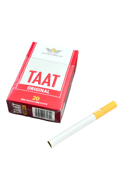 TAAT Smoking Hemp Cigarette Prop - No Tobacco - No Nicotine - Original Pack (20 sticks) - Original,Pack (20 sticks)