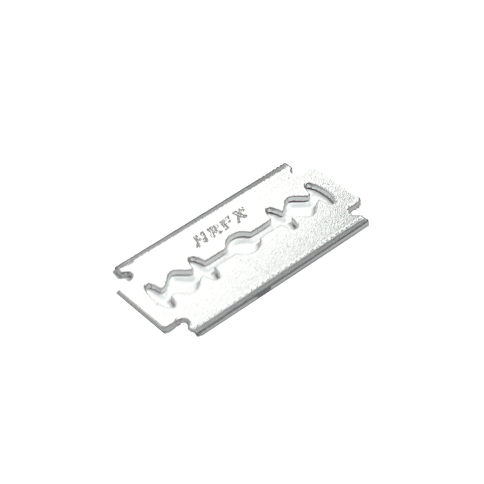 Double Edge Razor Blade Plastic Safety Prop — NewRuleFX.com