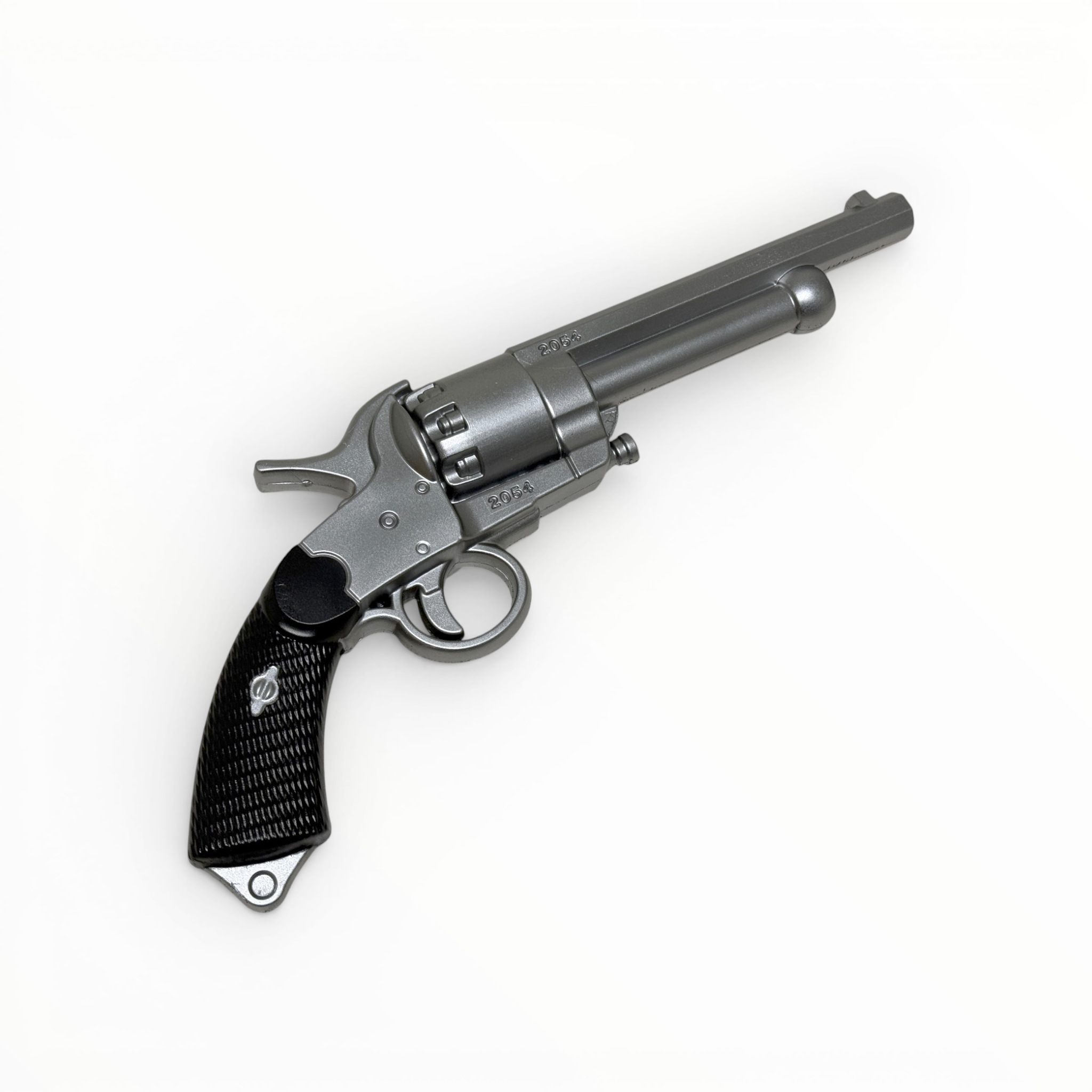 Revolver on a white background