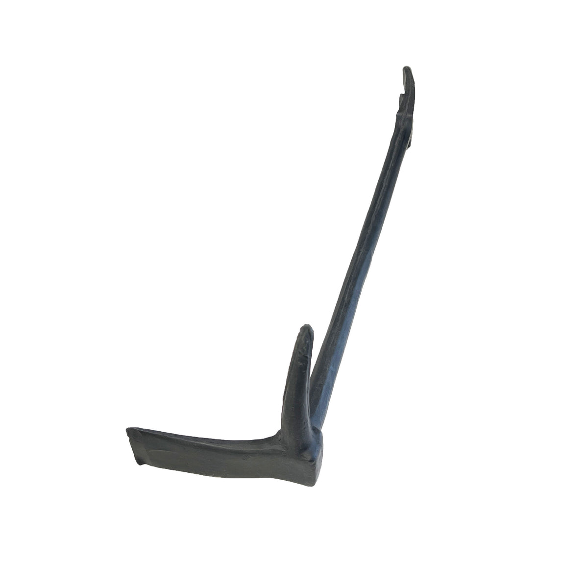 Upward view 31 inch foam rubber replica of a firefighter forcible entry rescue bar with a black finish, designed for safe use in stunts, film, or theatrical productions