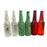 NewRuleFX SMASHProps Breakaway Beer Bottle Prop VALUE 6 Pack - MIXED 2 Amber Brown, 2 Dark Green, 2 Clear - Mixed Translucent