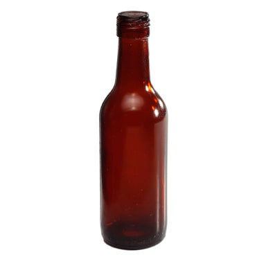 SMASHProps Breakaway Mini Traveler Alcohol Bottle Prop - AMBER BROWN translucent - Amber Brown Translucent