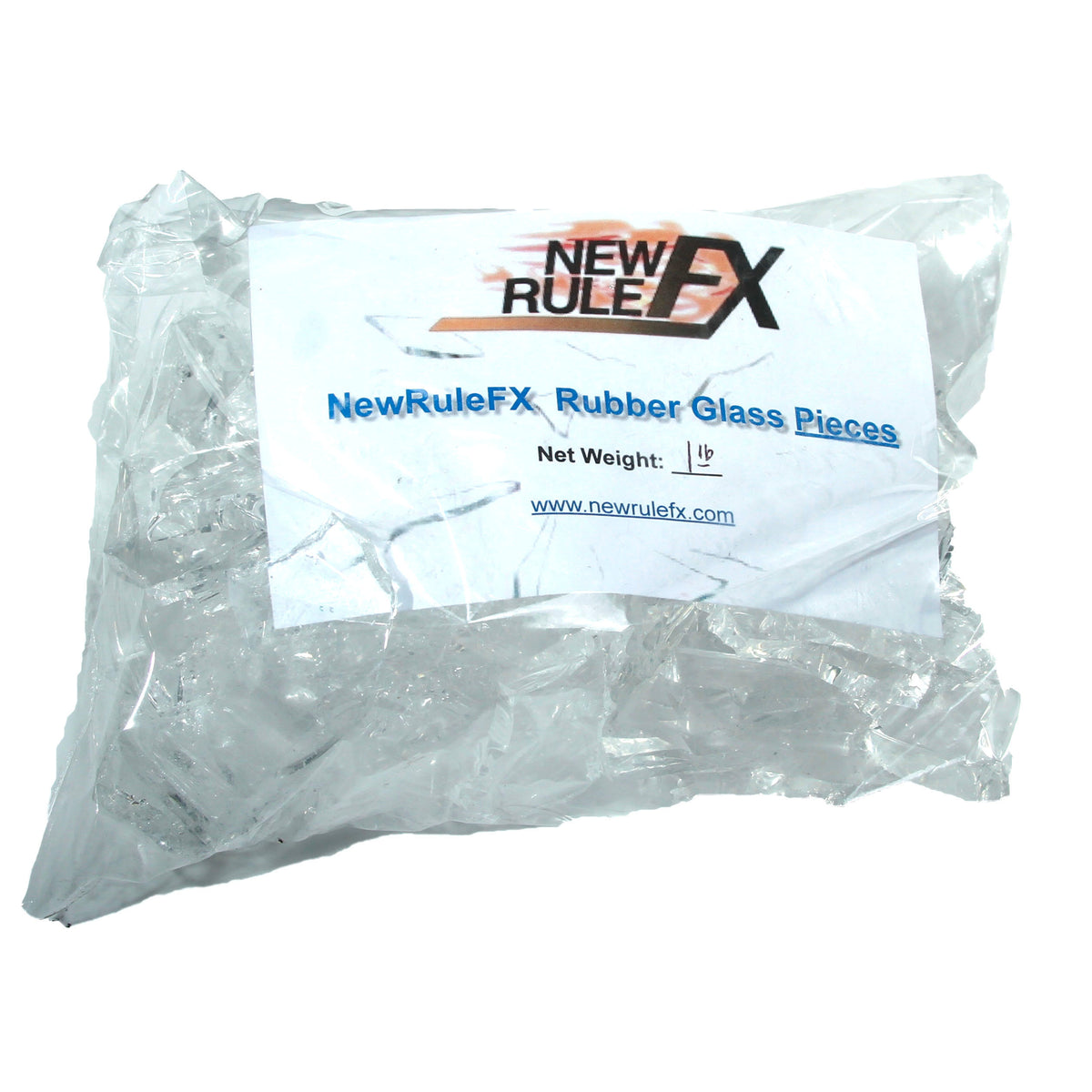 Crystal Clear Silicone Rubber Glass - PIECES 1 LB - Pieces,1 Pound