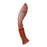 Foam Rubber Kukri Blade - BLOODY - Bloodied Silver Blade with Brown Handle
