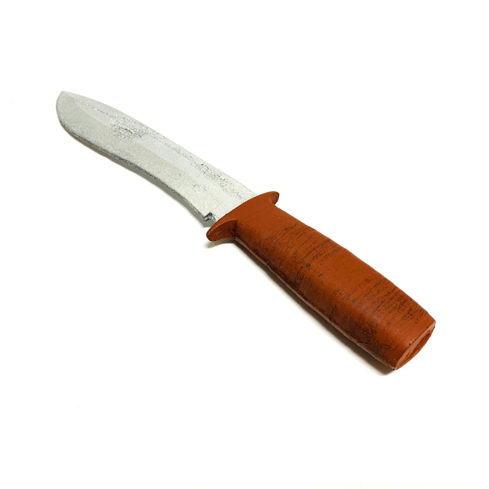 1800s Leather Wrapped Style Soft Foam Bowie Knife Replica - Foam Rubber