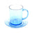 SMASHProps Breakaway Mug & Saucer Set - LIGHT BLUE translucent - Light Blue,Translucent